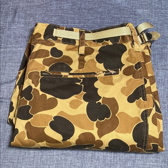 Vintage Columbia Gore-Tex Camo Hunting Pants 42x32 Waterproof Duck Camo Outdoors - Picture 12 of 12